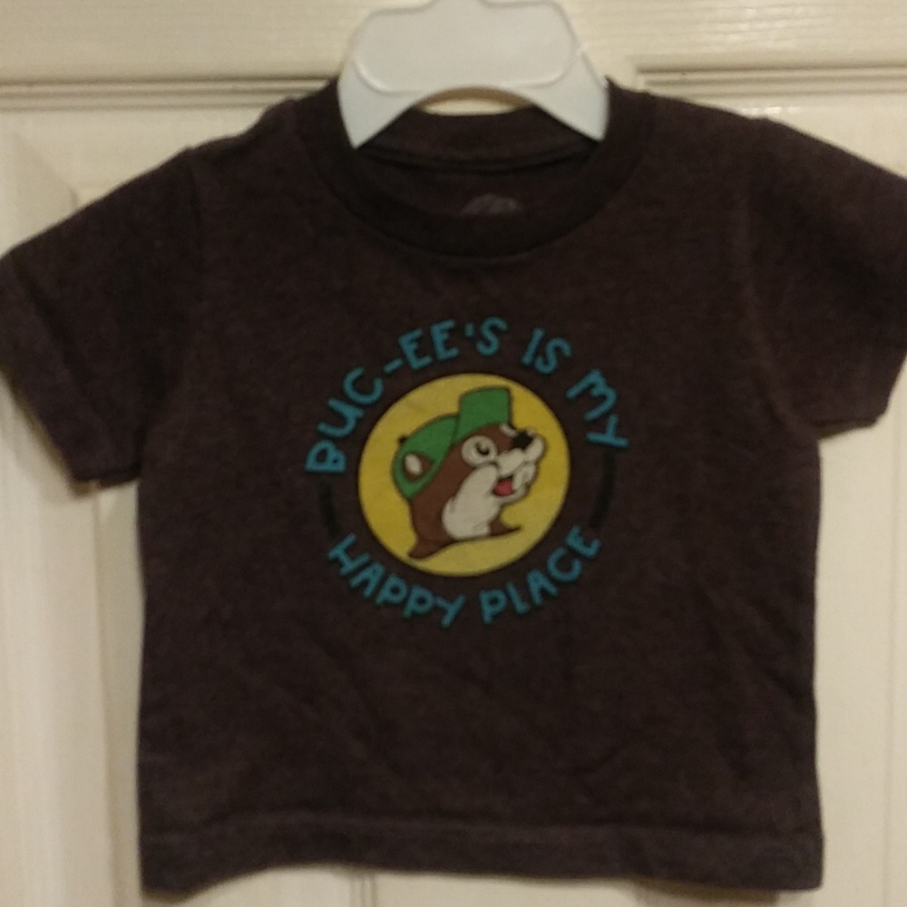 Buc-ees Happy Place T Shirt Size 6 Months